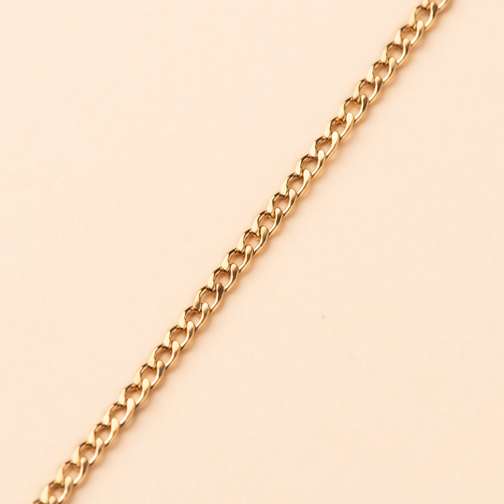 Collier Agathe or acier inoxydable sans danger pour la peau