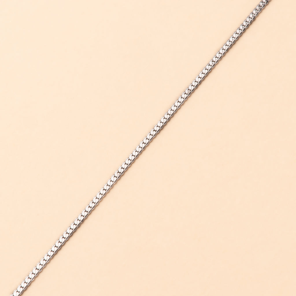 Collier Emma argent mini serpent en acier inoxidable