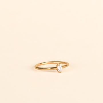 Bague Sissi avec zircon 
