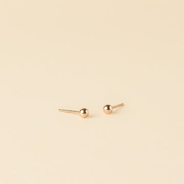 Boucles d'oreilles fixes Lana en or rempli 