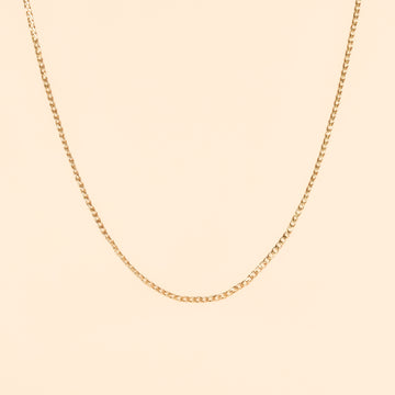 Collier Agathe en acier inoxydable couleur or