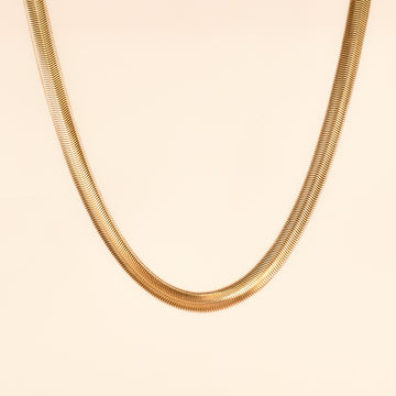Collier Alice en acier inoxydable couleur or de marque Aurea Boutique