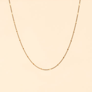 Collier Clemence en acier inoxydable couleur or de marque Aurea Boutique