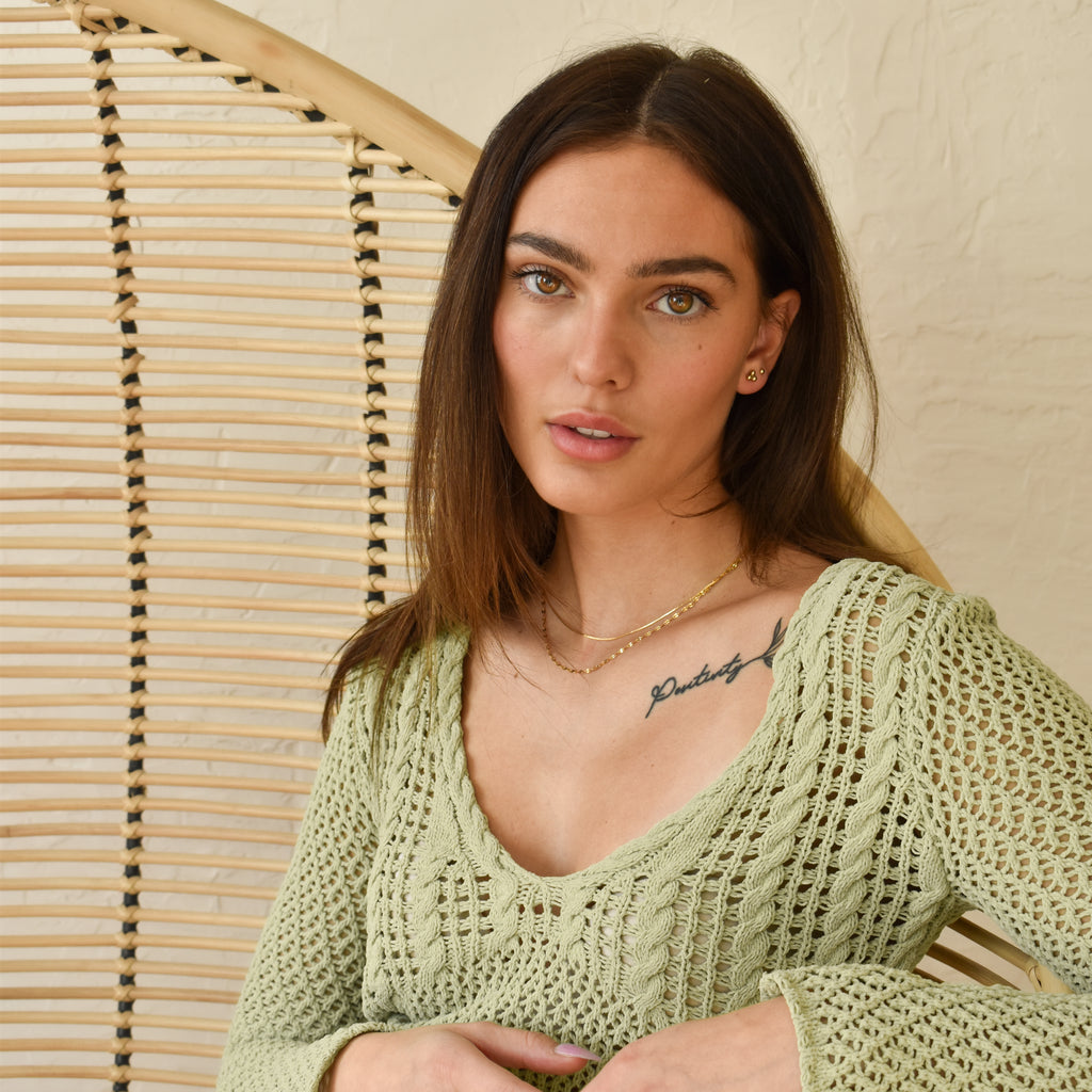 Collier Esther et Emma en acier inoxydable