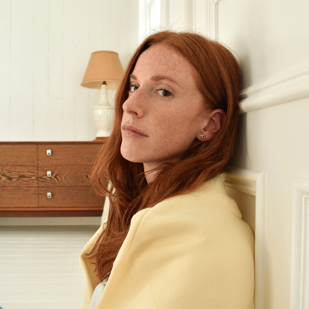 Boucles d'oreilles fixes Evelyn en argent sterling